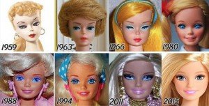 Foto rostros de barbie