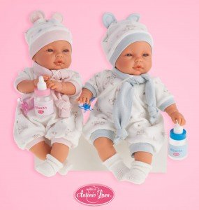 Foto pareja de bebés Bimbo y Bimba