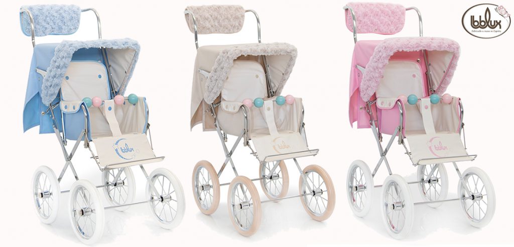 Foto de tres sillitas Big de Bebelux con kits de invierno