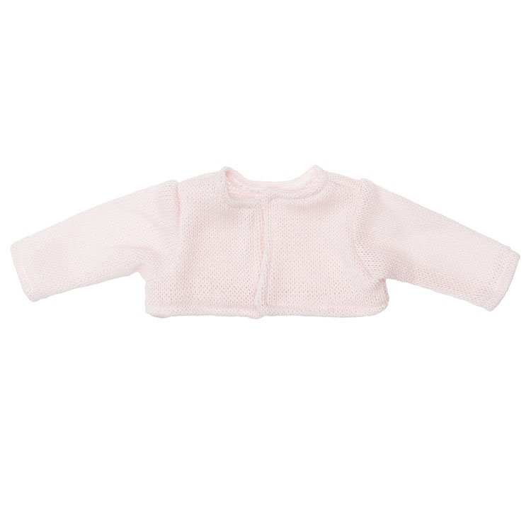 Foto chaqueta de punto rosa para muñecas de 46 a 46 centímetros de la marca de muñecas Así