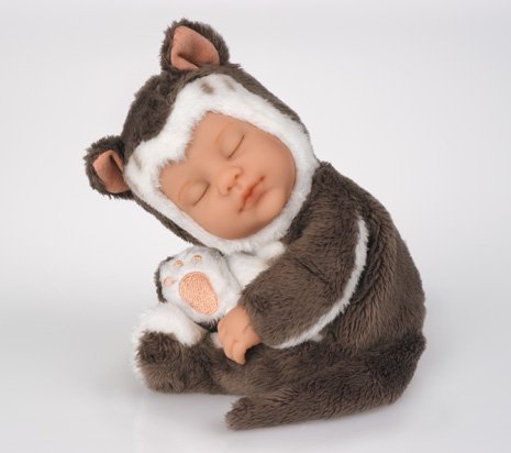 Foto muñeco Anne Geddes gato