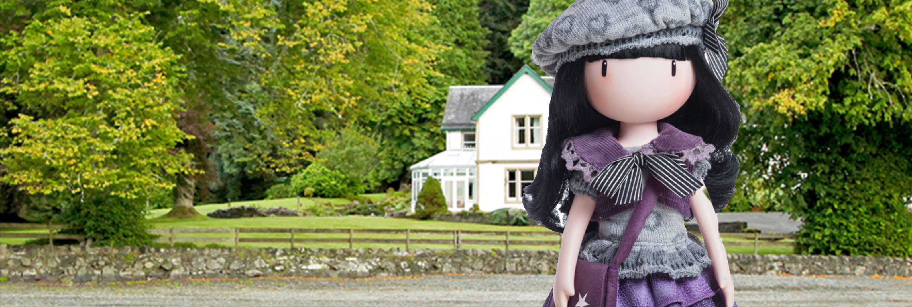 Gorjuss Little Violet muñeca cuerpo casa