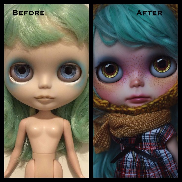 Repaint de una muñeca Blythe