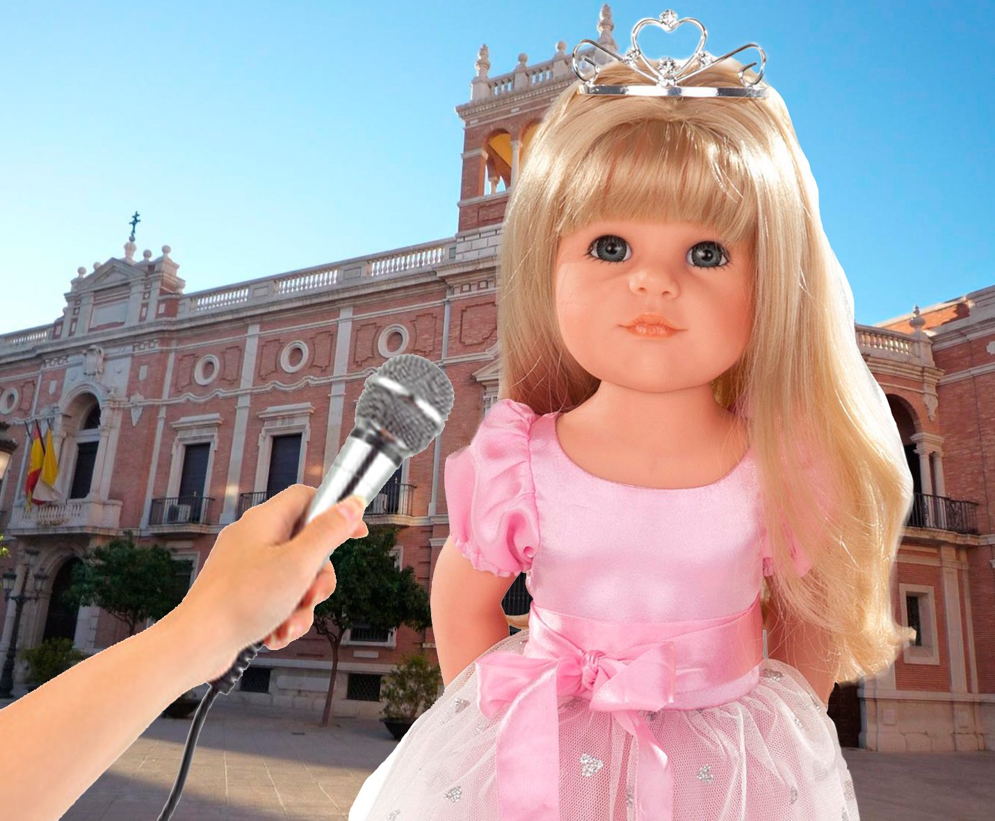 cestas de jamon y queso con princesa