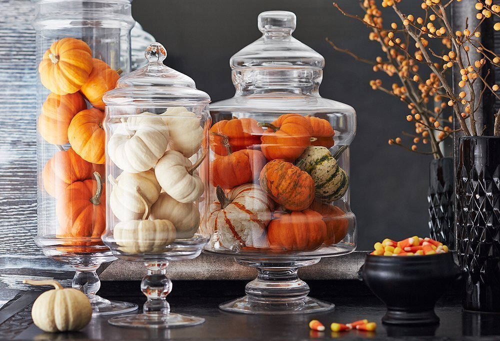 Calabazas Halloween frasco