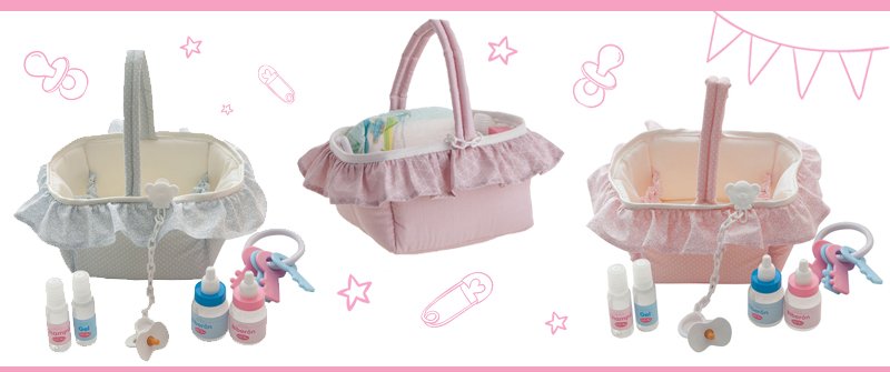 10 Accesorios para muñecas: Canastillas