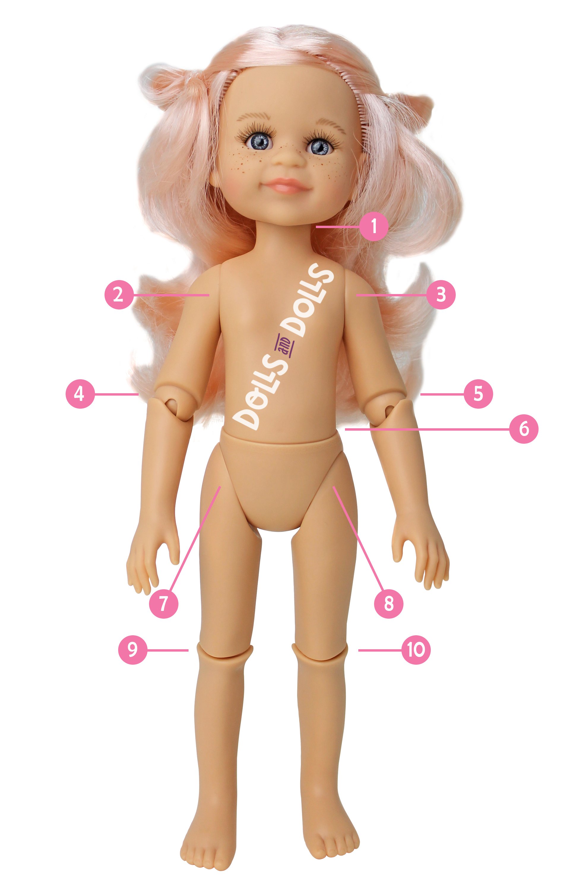 Articulaciones de la muñeca Articulada de Paola Reina